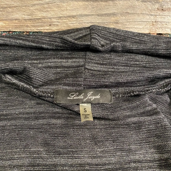 🤡BOGO🤡 LAILA JAYDE Cowl Neck Sweep Cardigan - Womens S, Made in USA - Picture 6 of 8